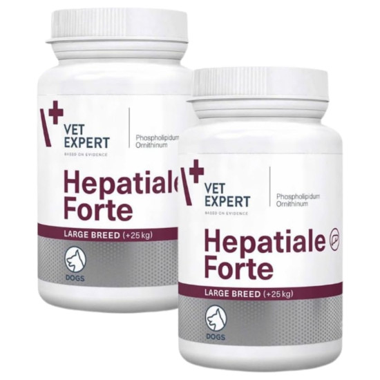 Hepatiale Vet Expert – Large Breed – supliment pentru susținerea funcției hepatice la câini de talie mare, 40 tablete